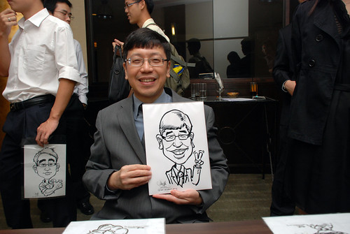 caricature live sketching for NUS - 4