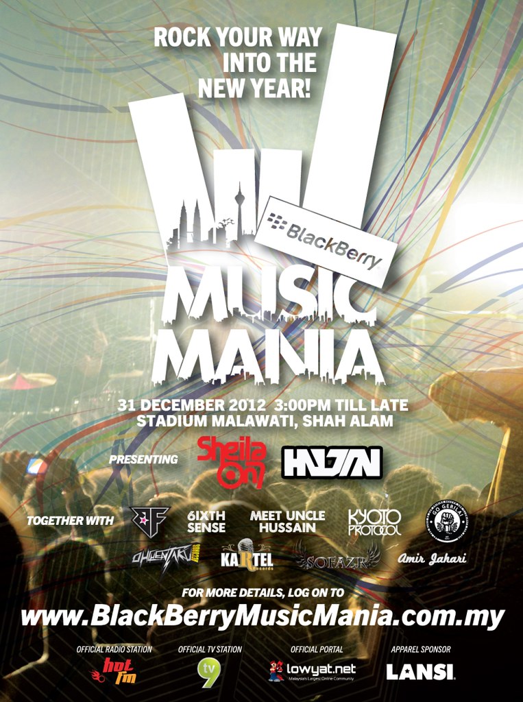 BlackBerry Music Mania Concert 2012