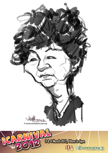 digital live caricature for iCarnival 2012  (IDA) - Day 2 - 39