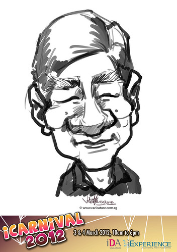 digital live caricature for iCarnival 2012  (IDA) - Day 1 - 69