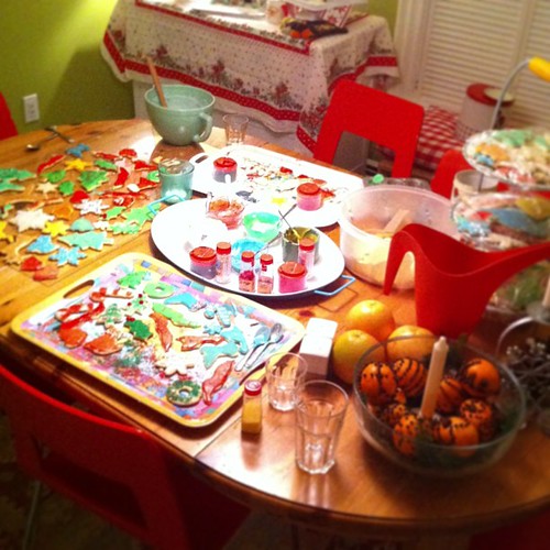 finally finished cookies #santaeve #yule