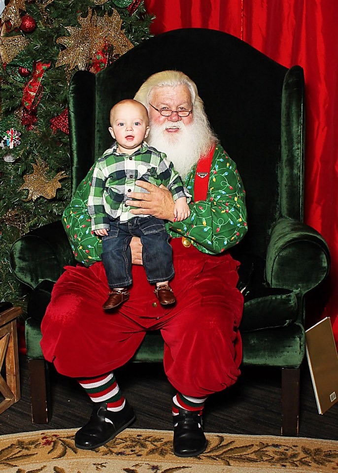 Andrew with Santa 1