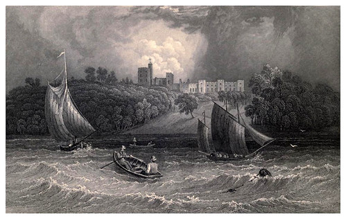002-Castillo de Norris- Barber's picturesque guide to the Isle of Wight (1850)