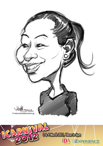 digital live caricature for iCarnival 2012  (IDA) - Day 2 - 46
