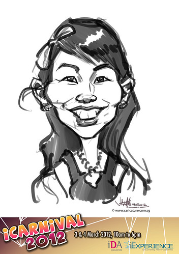 digital live caricature for iCarnival 2012  (IDA) - Day 2 - 48