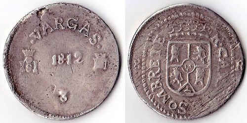 8 Reales 1812 Sombreret
