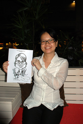 caricature live sketching for Kaleido Vision Pte Ltd Product Launch - 12