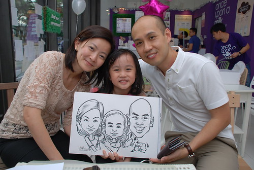 caricature live sketching for birthday party - 13