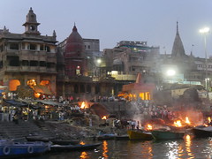 India 26 Varanasi Benares At Night