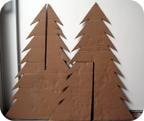 Albums 93+ Pictures how to make christmas trees out of cardboard Superb