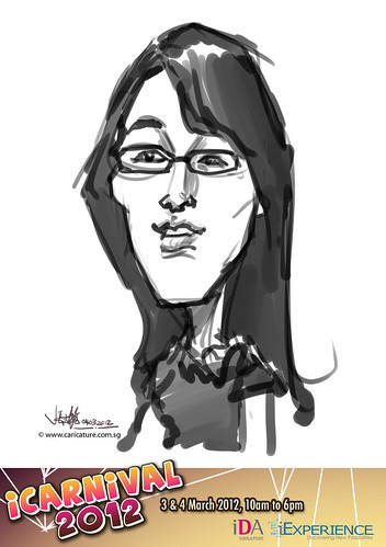 digital live caricature for iCarnival 2012  (IDA) - Day 2 - 26