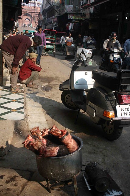 City Food - Buffalo Legs, Chitli Qabar Bazaar