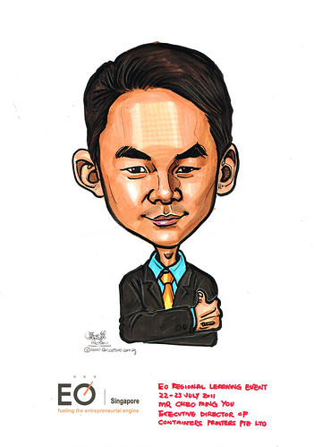 caricature for EO Singapore - Mr Cheo Ming You