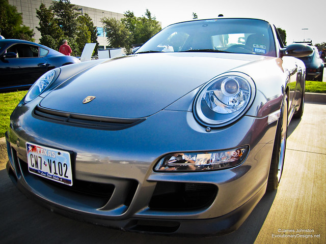 Porsche 997 at Cars and Coffee Dallas show 