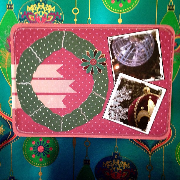 #wreaths #washitape #christmas #postcard #snailmail