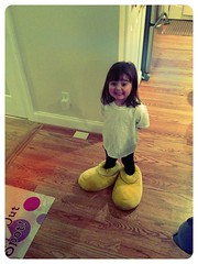 Privacy policy, Ava rocks the Mickey slippers