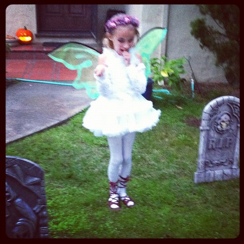 The fairy in the graveyard