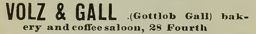 Gottlob Gall 1895 Address San Francisco