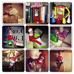 Elf on the shelf antics 2012 (2)