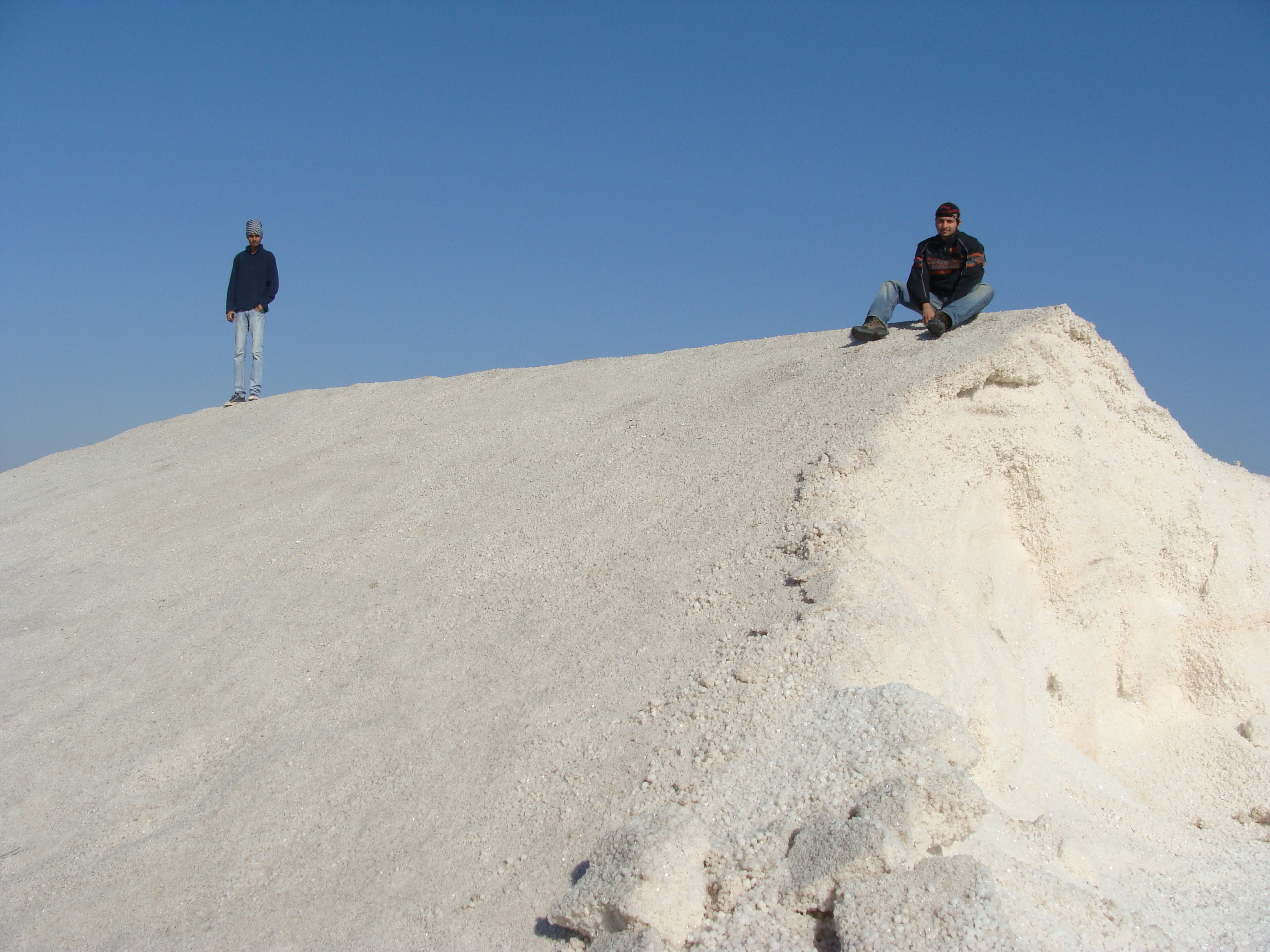 atop a salt mountain @ Rann of
Kutch