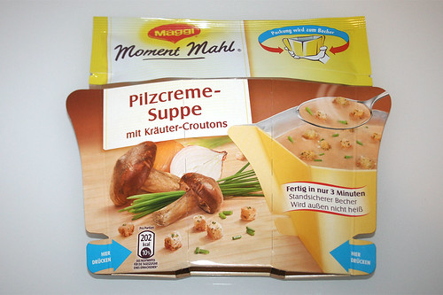 01 - Maggi Moment Mahl Pilzcremesuppe mit Kräuter-Croutons - Packung Front