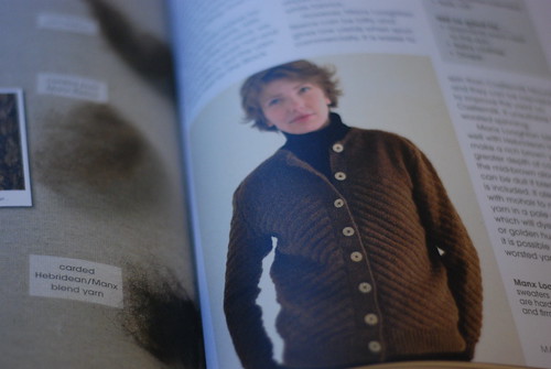 Sue Blacker Pure Wool Manx chevron sweater Rita Taylor