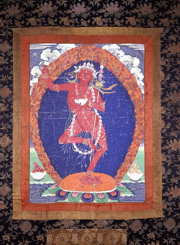 002-El Vajravarahi Dakinis. Pintado en textil.-comienzos del siglo XVI-© The Trustees of the British Museum