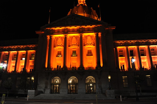 Giants colored City Hall