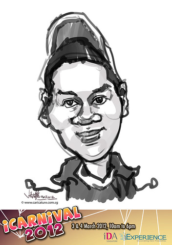 digital live caricature for iCarnival 2012  (IDA) - Day 2 - 62