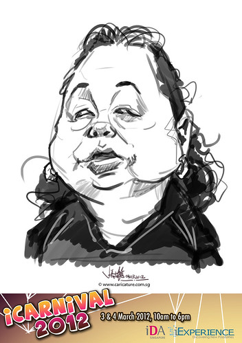 digital live caricature for iCarnival 2012  (IDA) - Day 2 - 31