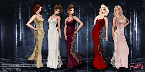 Starlet gown for Twisted Krissmuss 2012