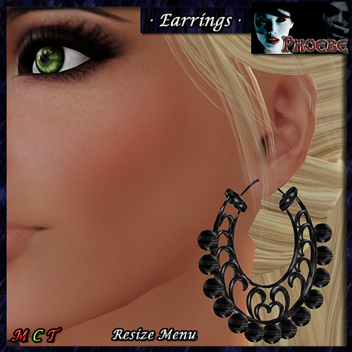 $40l Offer! *P* Sherezade Earrings ~Black~