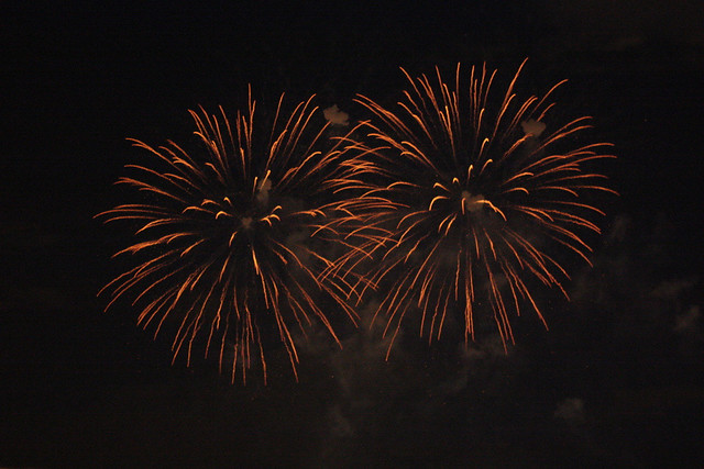 Fireworks in Montreal, summer 2012