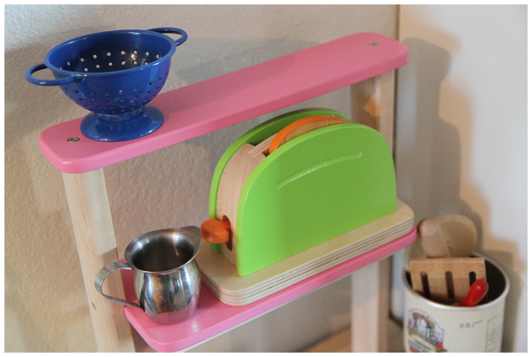 Unpacking the Kitchen(s) - wooden play kitchen toaster