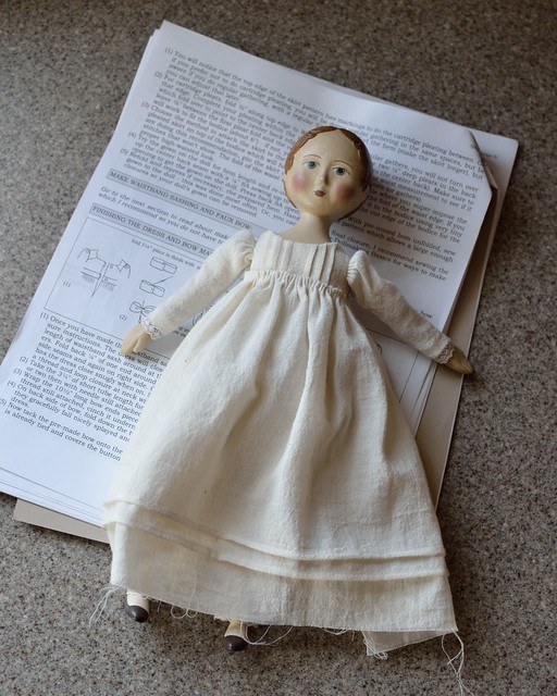 Work in Progress:  Gail Wilson Jane Austin Doll Project in Progress