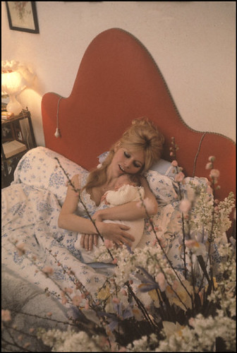 Brigitte Bardot and her son
