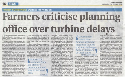 Farmers criticise planners over delays 31st Oct 20110001 by CadoganEnright