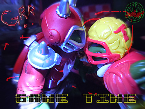 "MUTANT EXTREME SEWER SPORTS" TEENAGE MUTANT NINJA TURTLES :: M.E.S.S. RAPH xiii / with T.D. TOSSIN' LEO '91 (( 2006 ))