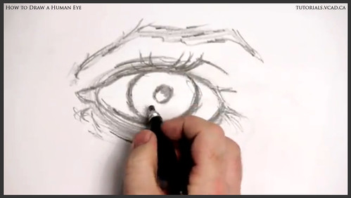learn how to draw a human eye 010