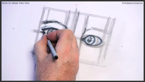 learn how to draw two eyes 013