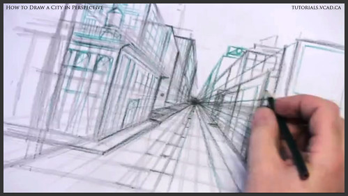 learn how to draw city buildings in perspective 017