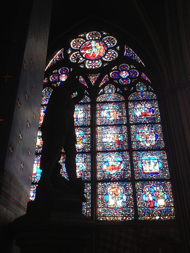 Stained glass, Notre Dame
