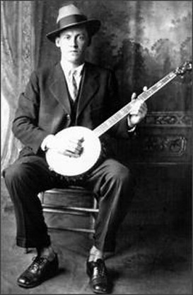 "Dock" Boggs with his banjo