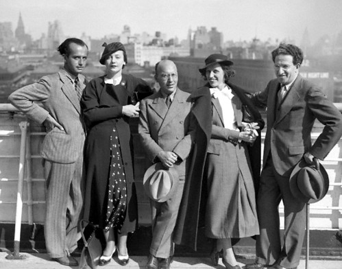 1935; European Actors  arrive in New York by Jack's Movie Mania