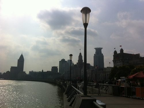 The Bund after the smog has disappeared