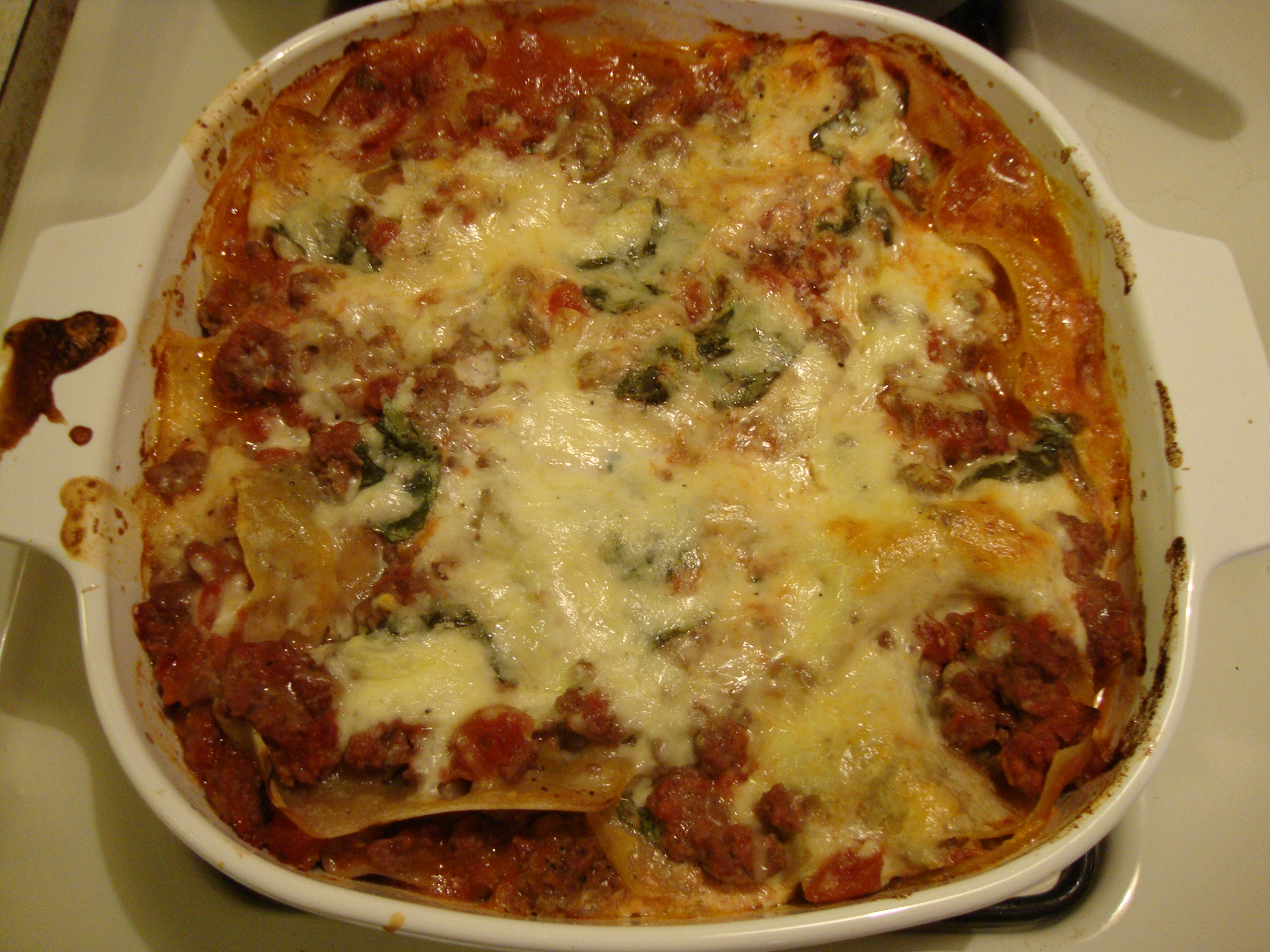 Lasagne bolognese from Rocco DiSpirito's Now Eat This Italian