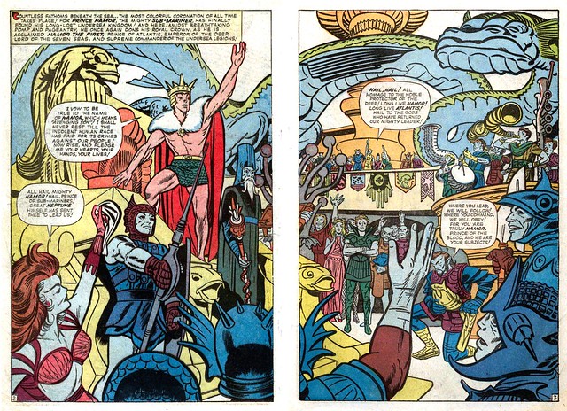Fantastic Four Annual 1 double page splash Kirby