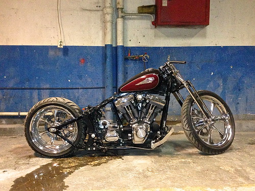 Harley - Bobber in progress.. by Marius Mellebye / 276ccm