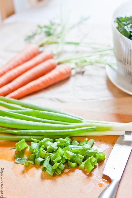 kale and carrots couscous