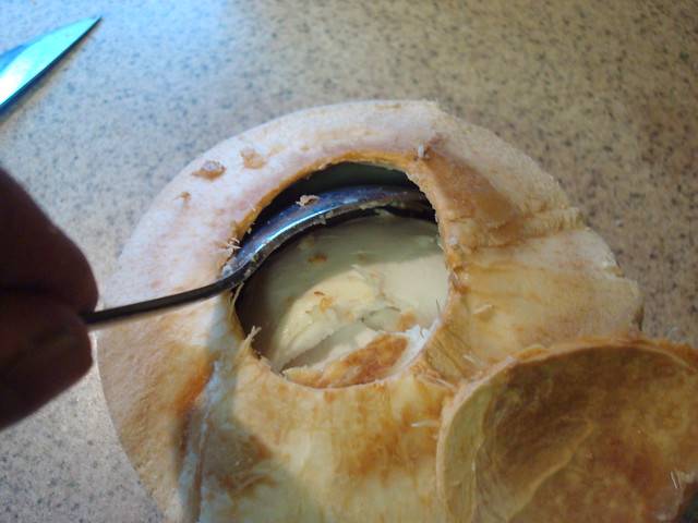 open a coconut